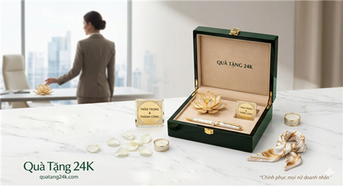 Quà tặng đối tác nữ sang trọng chinh phục mọi nữ doanh nhân