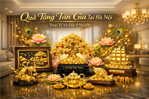 Quà tặng tân gia tại Hà Nội tinh tế và sang trọng