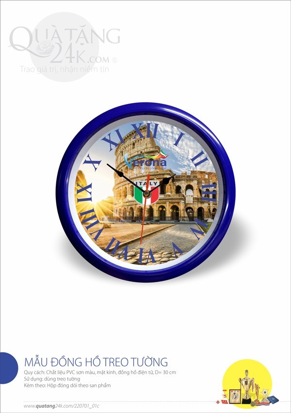 Đồng hồ treo tường Verona