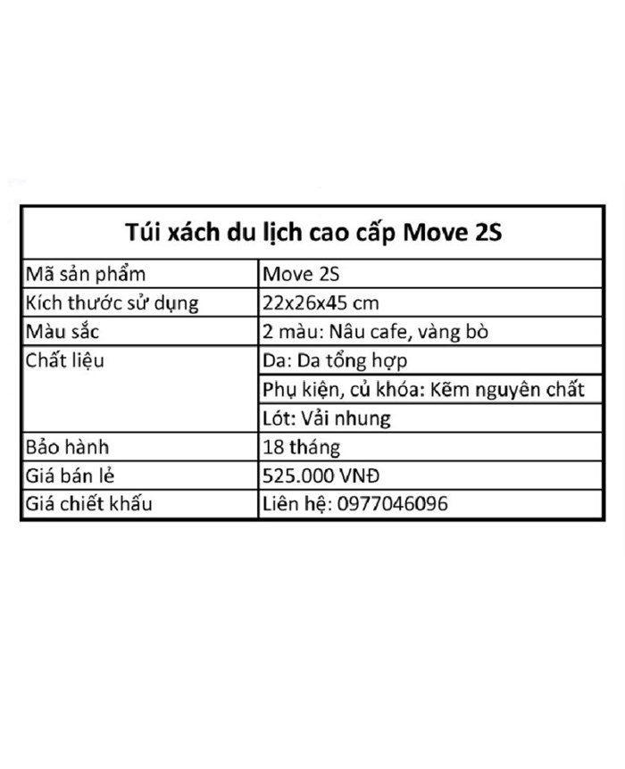 Túi xách công sở MOVE 2S