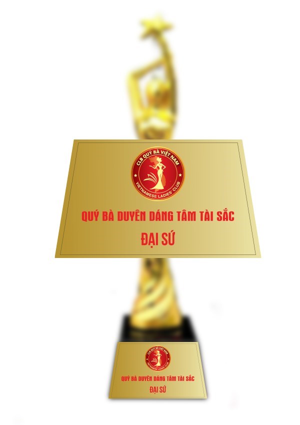 Cúp Quý Bà Duyên Dáng Tâm Tài Sắc