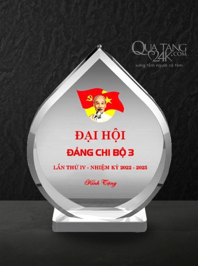 Biểu trưng pha lê về Đảng