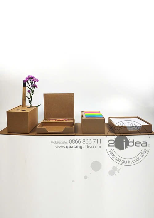 Bộ Quà Tặng Văn Phòng Cao Cấp – Chất Liệu Giấy Kraft