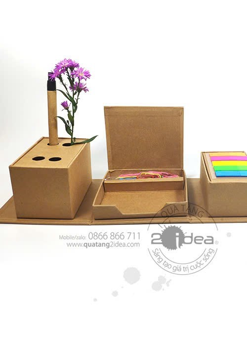 Bộ Quà Tặng Văn Phòng Cao Cấp – Chất Liệu Giấy Kraft